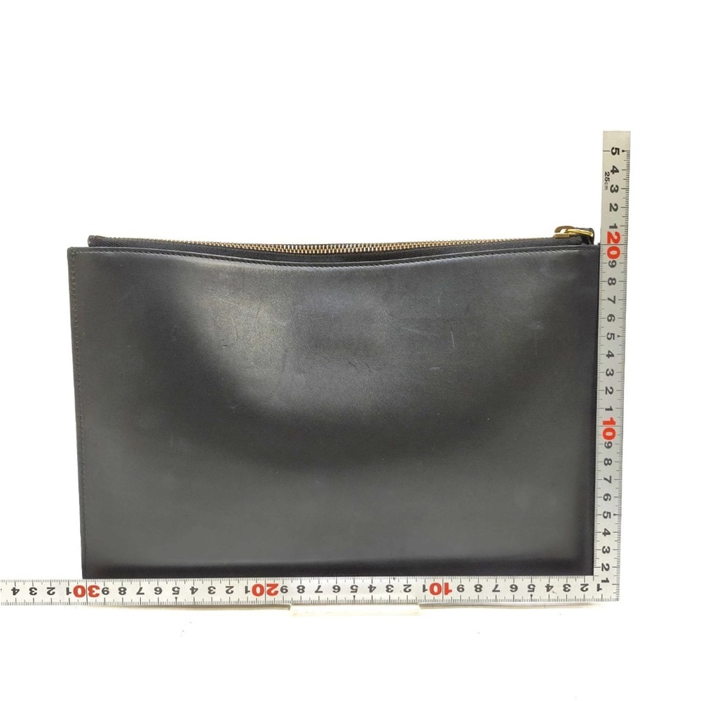 Gucci Black Calfskin Leather Egg Pouch Clutch UFO Design with COA - Picture 4 of 17
